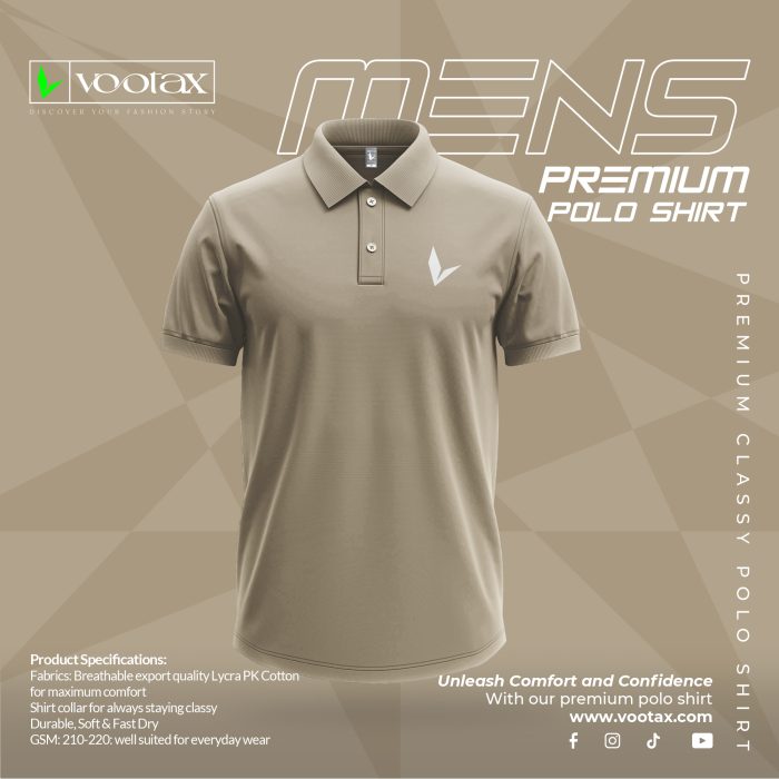 Vootax-Biscuit-Color-Polo