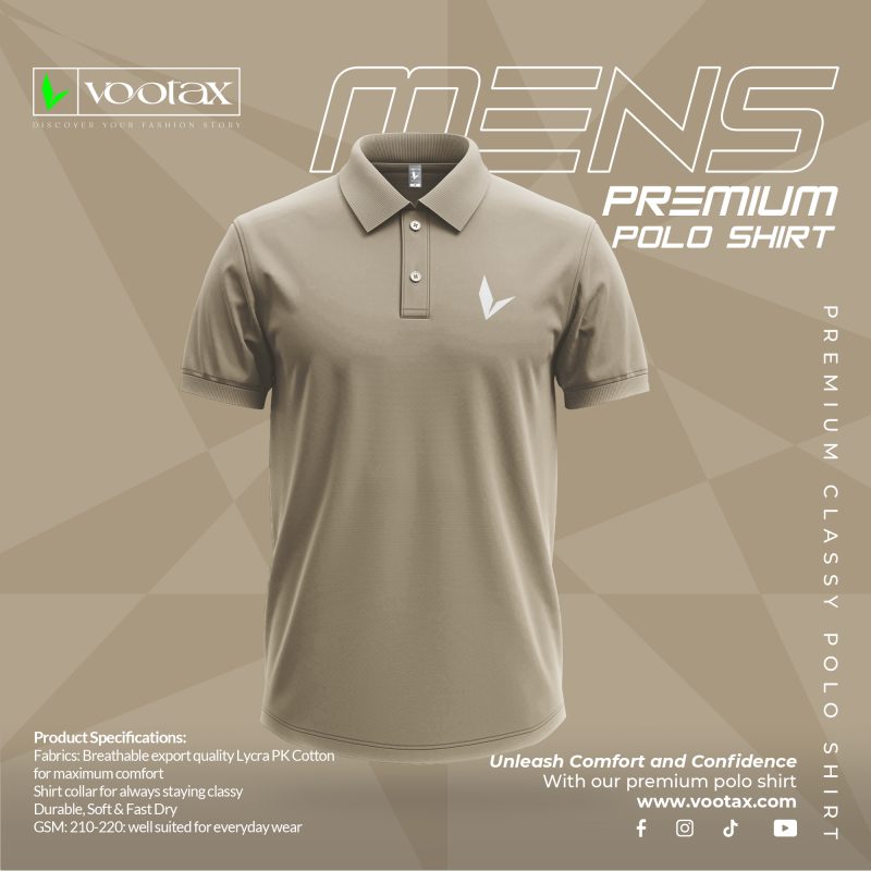 Vootax-Biscuit-Color-Polo