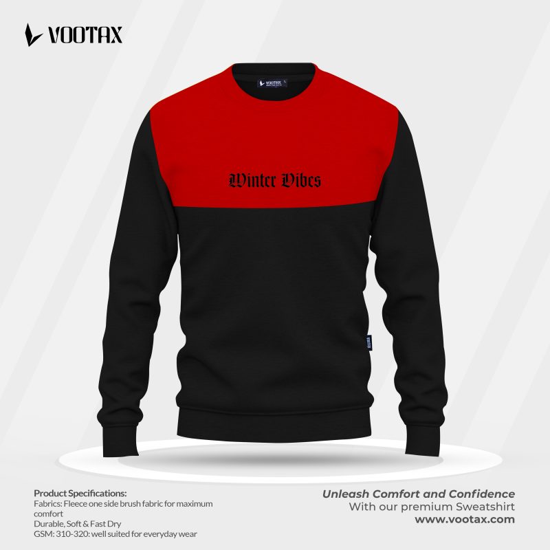 vootax red sweatshirt