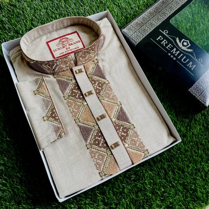 Chanel Embroidery Premium Panjabi - 01